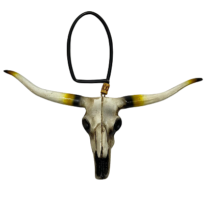 LongHorn Brasil Cabeça De Boi Para Retrovisor Pintura Fosca